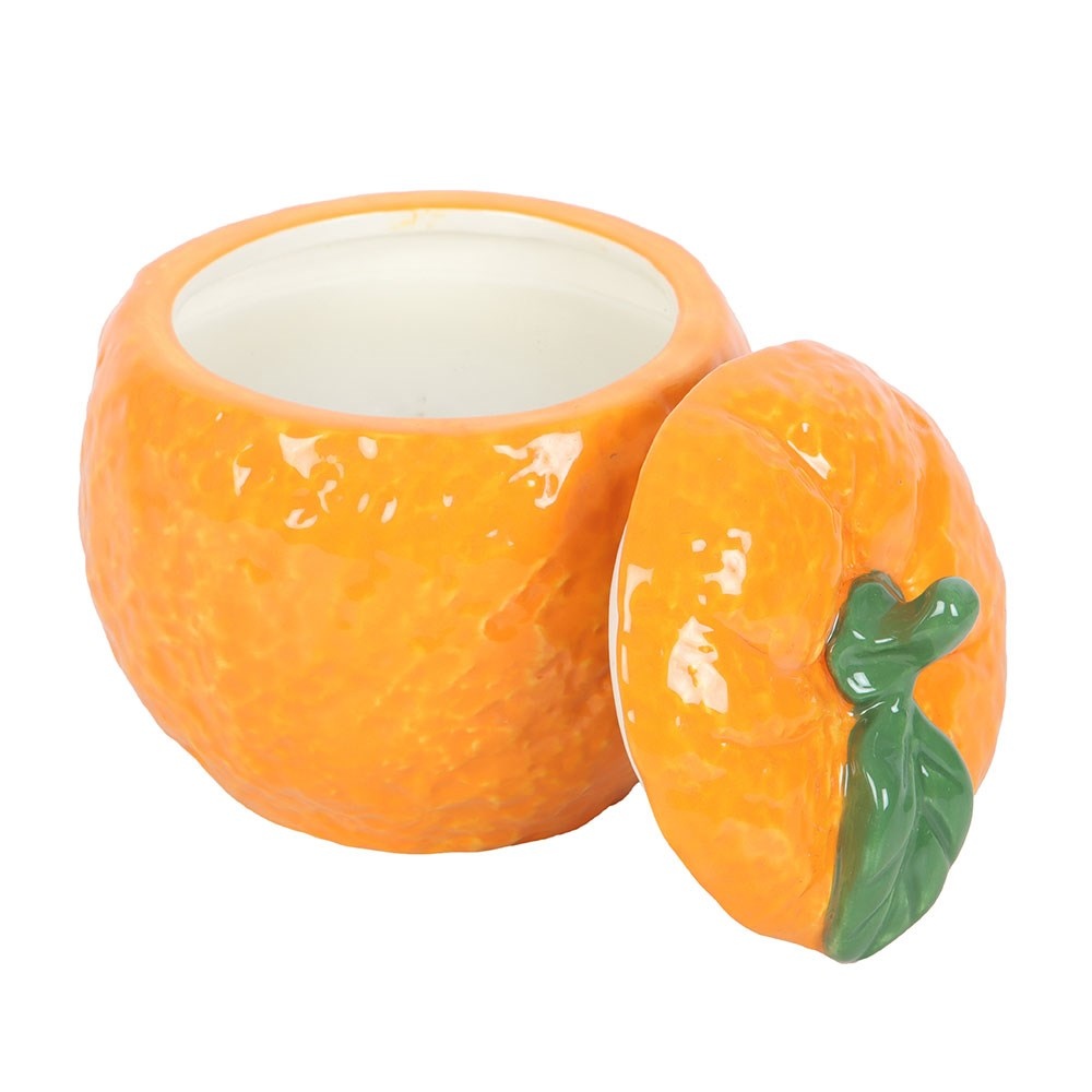 Something Different - Orange Shaped Candle Jar Geurkaars - Oranje